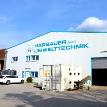 Halle auf dem Gelände der Harbauer GmbH in Berlin
